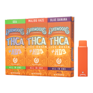 Dabwoods THCA Live Rosin AIO Disposable 2G
