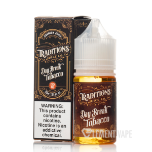 Day Break Tobacco - Traditions Juice Co Salts - 30mL