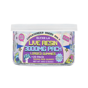 ELYXR Loaded Live Resin Gummies 3000mg