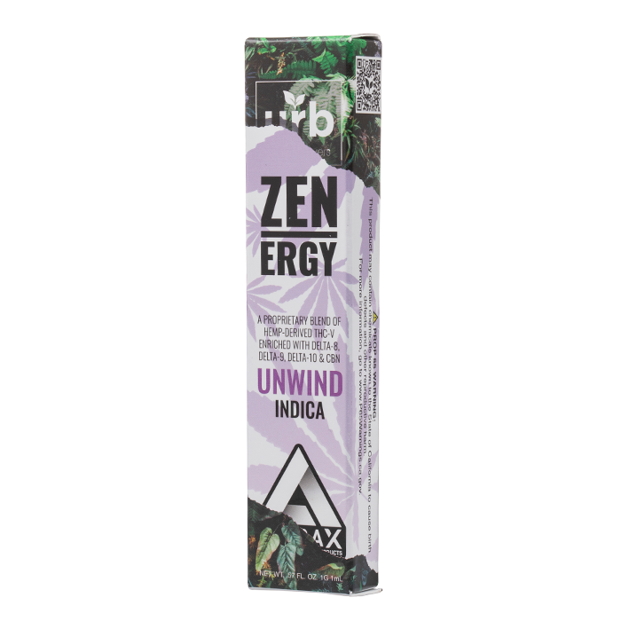 Urb x Delta Extrax Zenergy THC-V + Delta-8 + Delta-9 + Delta-10 + CBN Disposable 1G