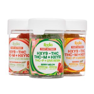 Feela HXY9 + THC-M + HXY10 + THC-P Live Resin Gummies 4000mg