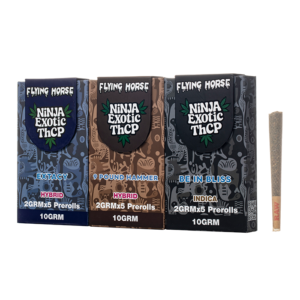 Flying Horse Ninja Exotic THCP Prerolls 10G