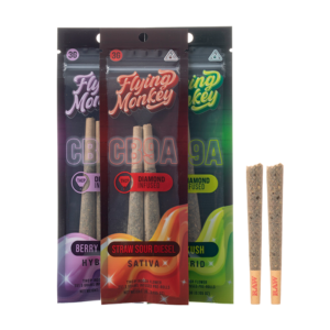 Flying Monkey CB9A + THCP Diamond Infused Prerolls 3G