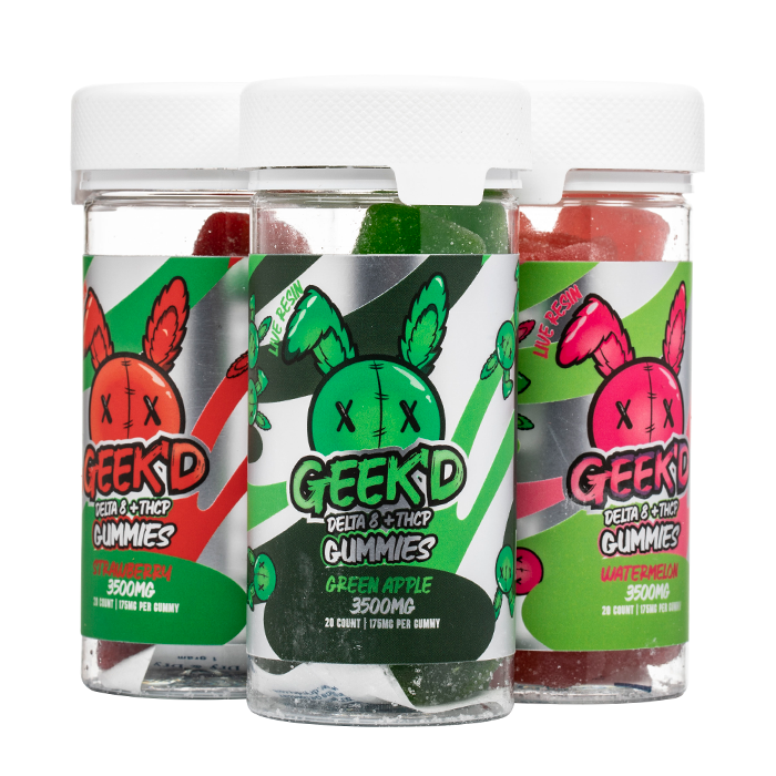 Geekd Delta-8 + THC-P Gummies 3500mg