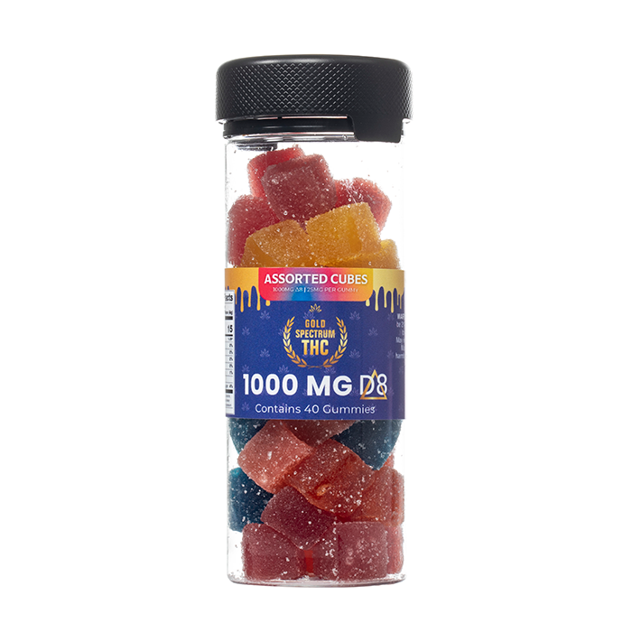 Gold Spectrum D8 Gummies 1000mg