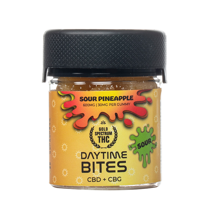 Gold Spectrum Daytime Bites CBD + CBG Gummies 600mg