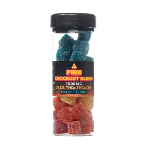 Gold Spectrum Fire Knockout Blend Gummies 1000mg