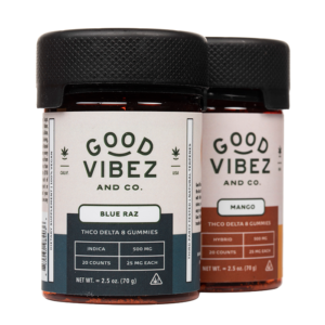 Good Vibez & Co. Delta-8 + THC-O Gummies 500mg