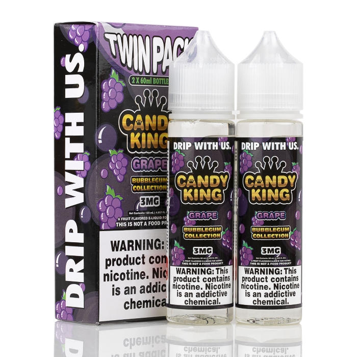 Grape Bubblegum - Candy King - 100mL