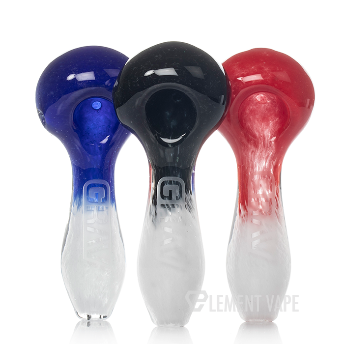 Grav 4" Frit Spoon Hand Pipe