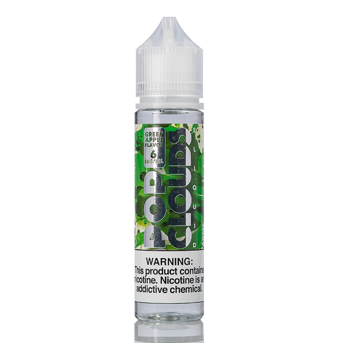 Green Apple - Pop Clouds E-Liquid - 60mL