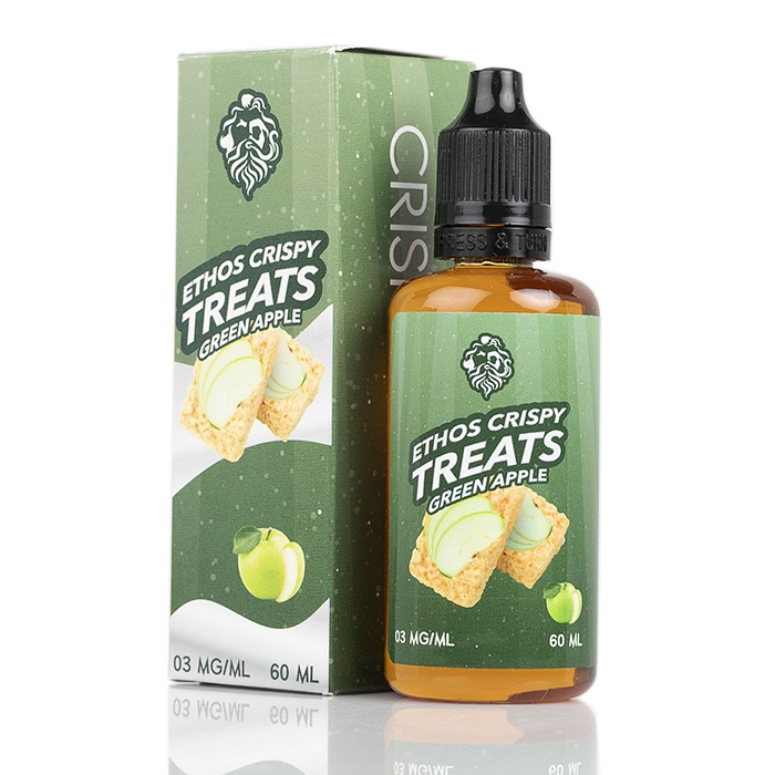 Green Apple Crispy Treats - Ethos Vapors - 60mL