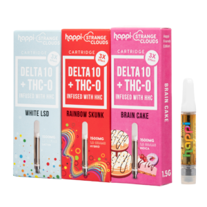 Happi x Strange Clouds Delta-10 + THC-O Cartridge 1.5G