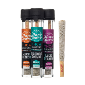 Hazy Mary THCA Diamond Prerolls 2G