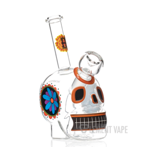 Hemper 6.1" Dia De Los Muertos Skull Bong