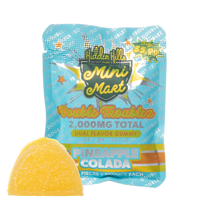 Hidden Hills Double Troublez Gummies 2000mg