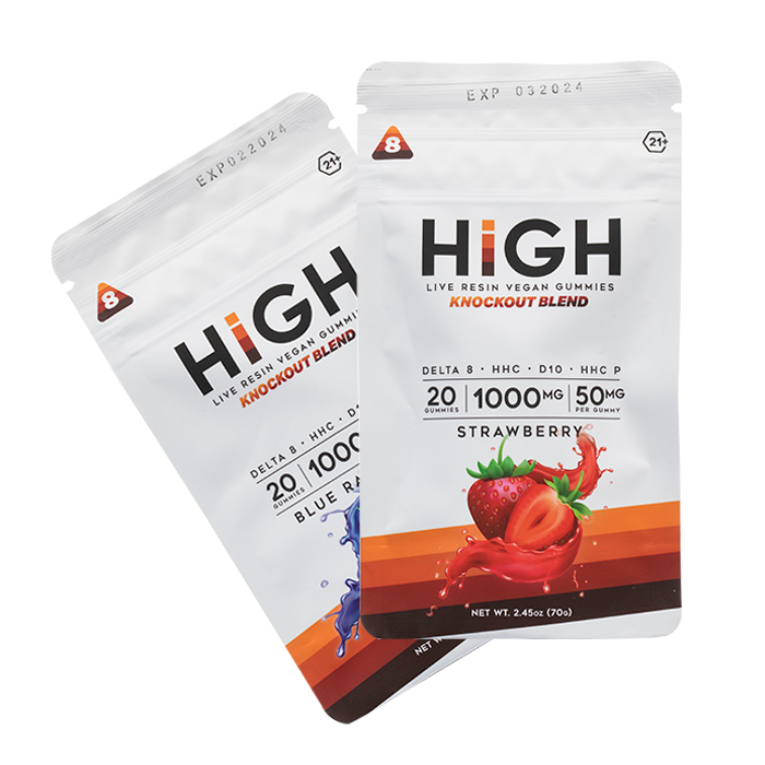 HIGH Knockout Blend Gummies 1000mg