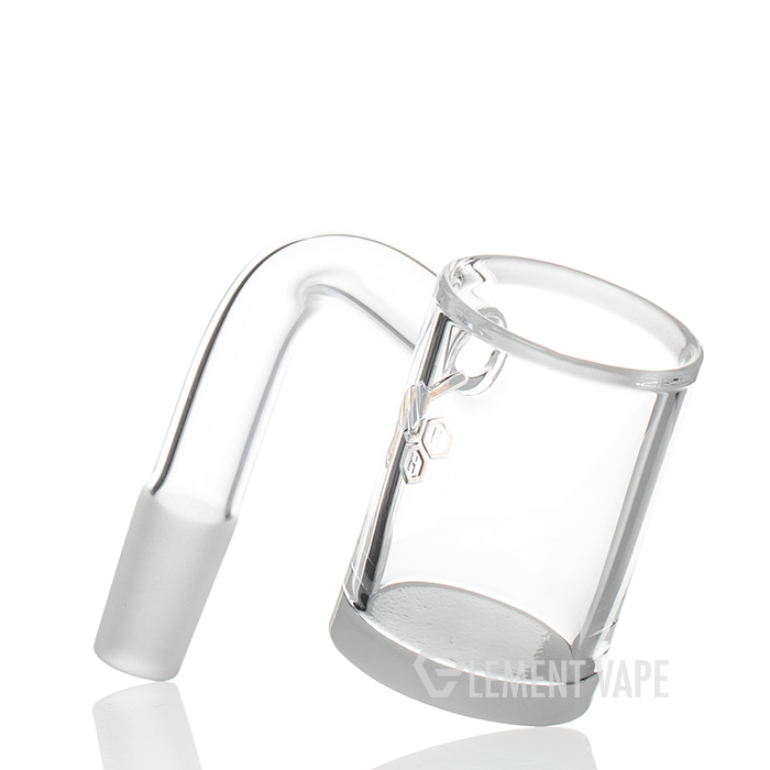 Honeybee Herb Honey and Milk Bevel Quartz Banger - 10mm Male
