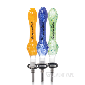 Honeybee Herb Speckled Glass Nectar Collector