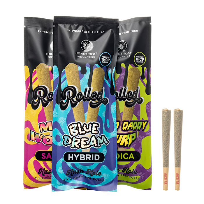 Honeyroot Rolled Hash Hole Prerolls 4G