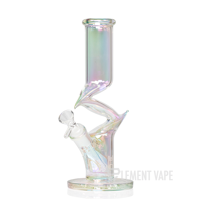 Human Grade 10" Iridescent Zing Water Pipe