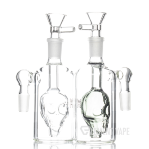 Human Grade 14mm Skull Ash Catcher - 90° Degree