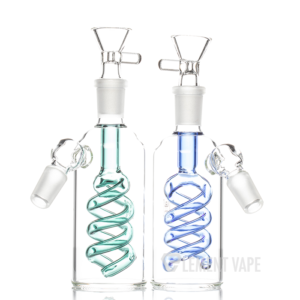 Human Grade 14mm The Spiral Ash Catcher - 45 Degree