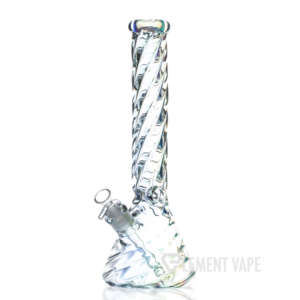 Human Grade 15" Twisted Beaker Bong