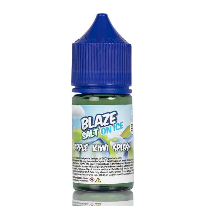 ICED Apple Kiwi SPLASH - Blaze SALT E-Liquid - 30mL