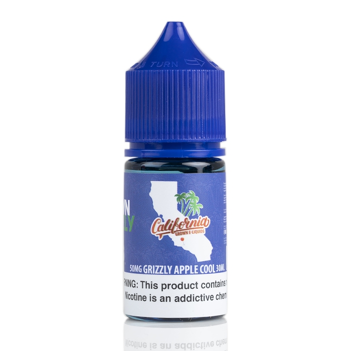 ICED Grizzly Apple SALTS - California Grown E-Liquids - 30mL