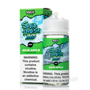 Sour Apple Iced - Sour House - 100mL