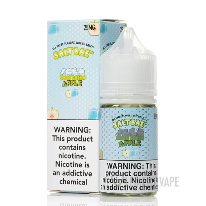 ICED Sour Green Apple - Salt Bae 50 - 30mL