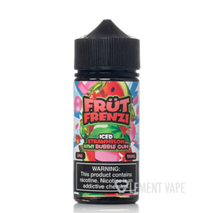 ICED Strawmelon Kiwi Bubble Gum - Frut Frenzi - 100mL