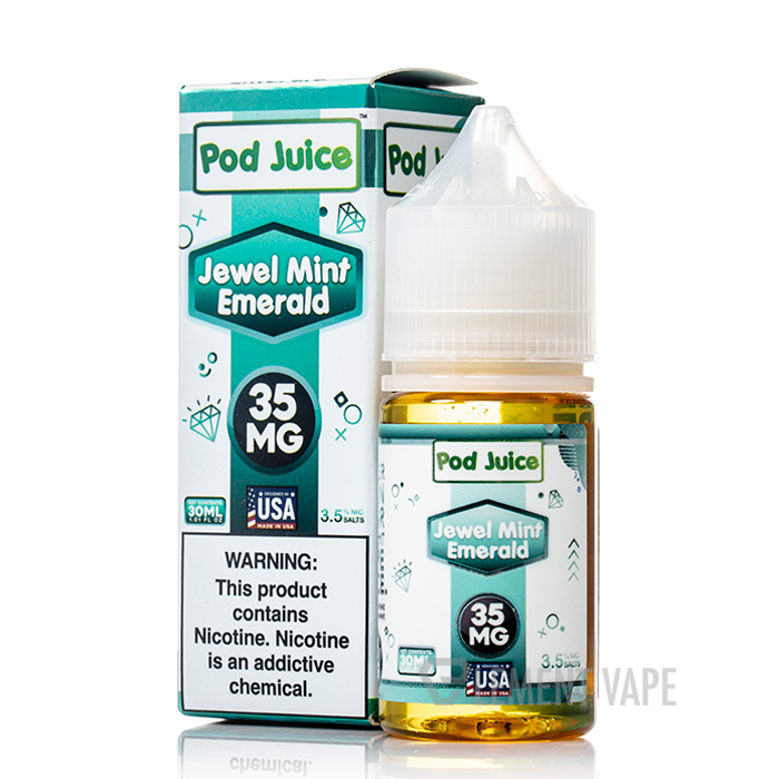 Jewel Mint Emerald - Pod Juice SALTS - 30mL