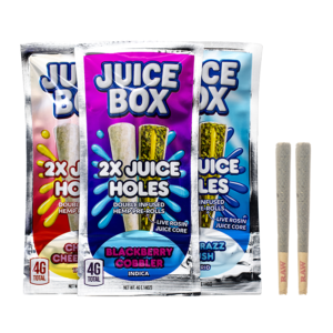 Juice Box Juice Holes Double Infused Hemp Prerolls 4G