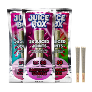 Juice Box Juiced Joints Diamond Infused Prerolls 3G