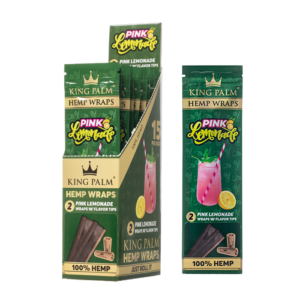 KING PALM Hemp Wraps with Model X Tips 30ct