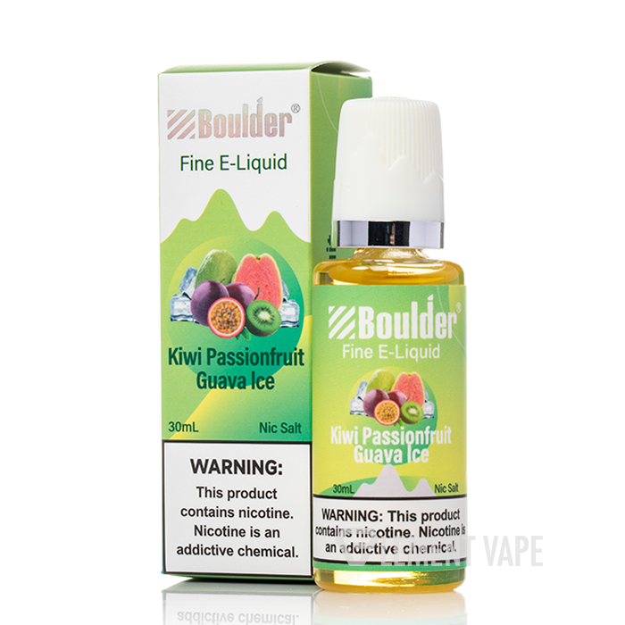 Kiwi Passionfruit Guava Ice - Boulder Fine E-Liquid Salt Nic - 30mL