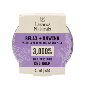 Lazarus Naturals - Relax + Unwind CBD Balm