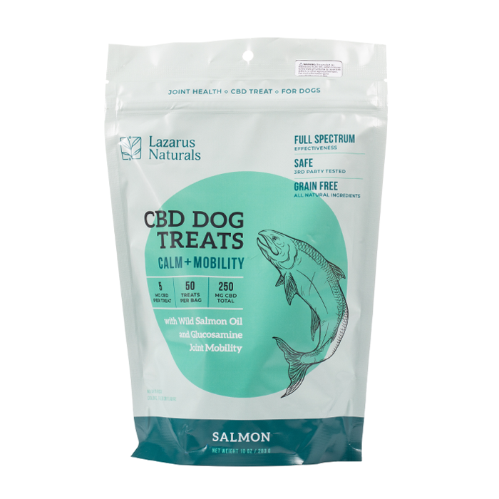 Lazarus Naturals - Calm + Mobility Full Spectrum CBD Dog Treats - Salmon