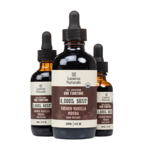 Lazarus Naturals - Full Spectrum High Potency CBD Tincture - French Vanilla Mocha