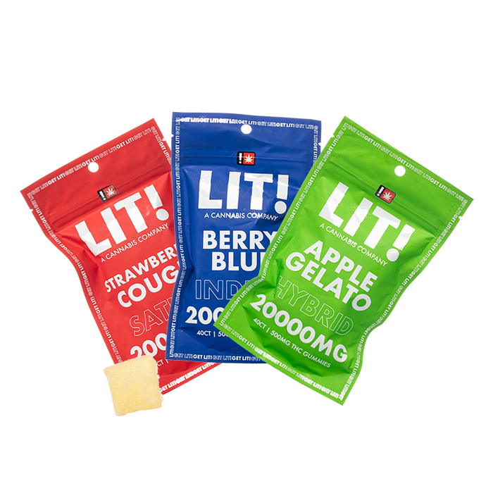 LIT! Diamond THC Gummies 20000mg