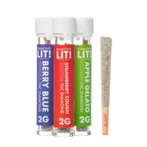 Diamond LIT! THC Diamond Prerolls 2G