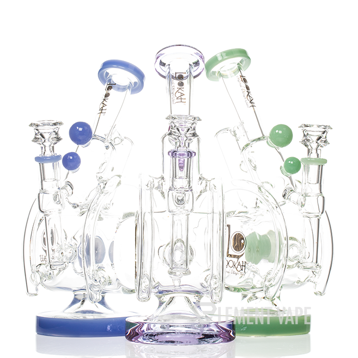 Lookah 11" Recycler Orbital Double Chamber Bong