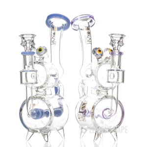 Lookah 9" Cute Recycler Double Chamber Bong