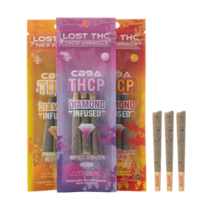 Lost THC CB9A + THCP Diamond Infused Prerolls 4.95G