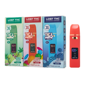 Lost THC THCA Melted Diamonds Disposable 3G
