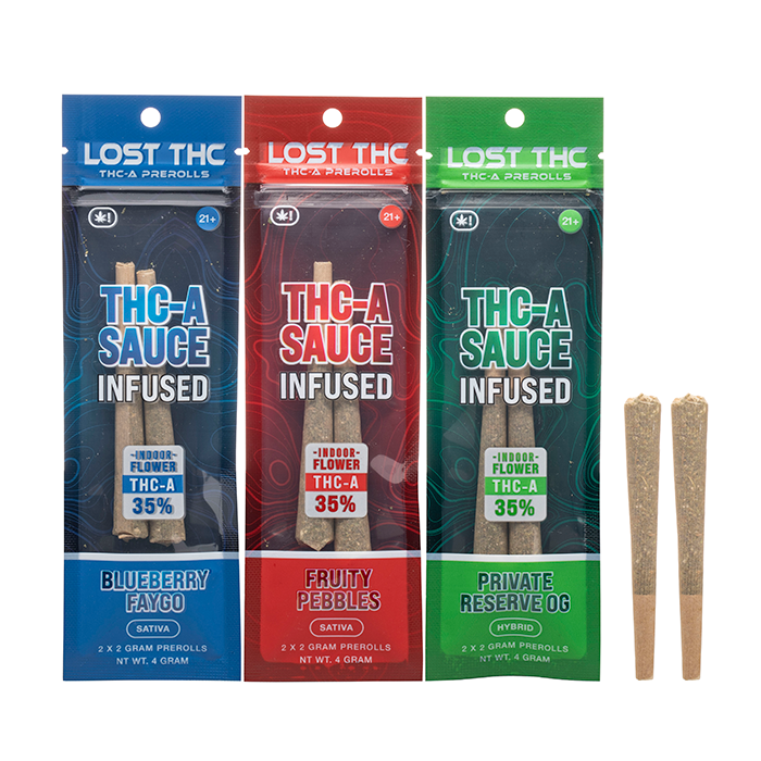 Lost THC THCA Pre Rolls 4G