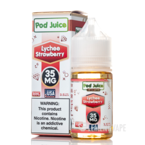 Lychee Strawberry - Pod Juice Salts - 30mL