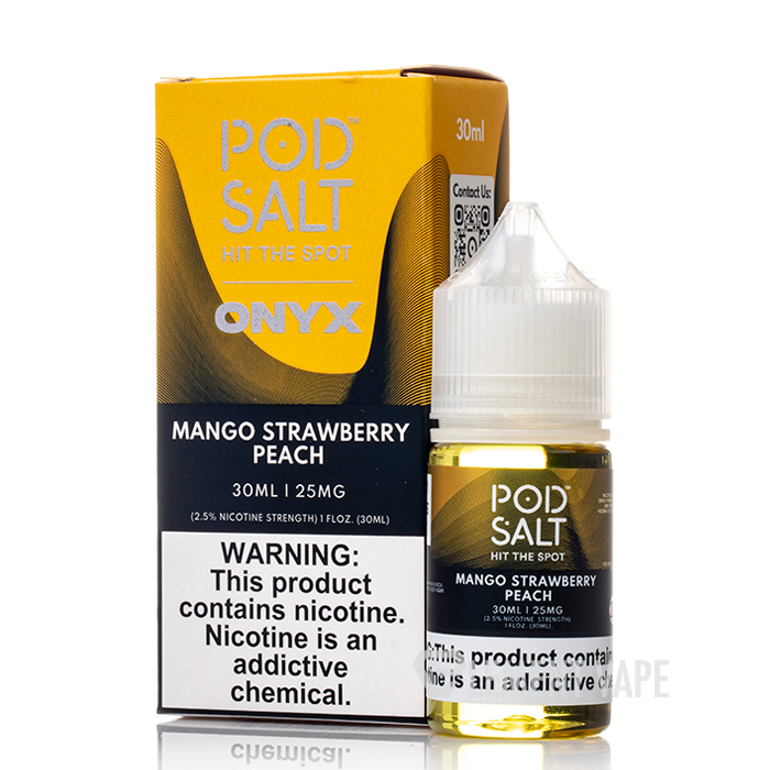 Mango Strawberry Peach - Pod Salt Onyx - 30mL